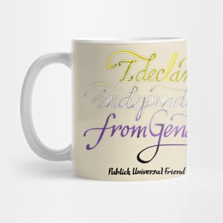 Independence from Gender (Non-Binary) Mug